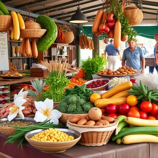 Кулинарный маркет с местными продуктами